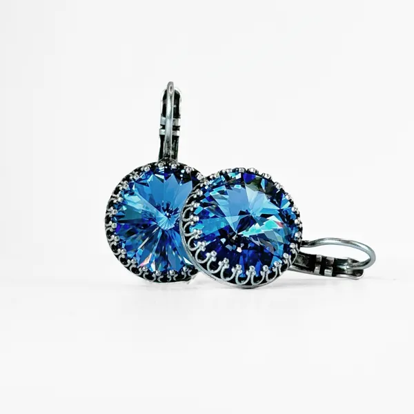 Ohrringe Charlotte hellblau