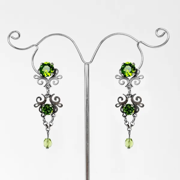 Ohrstecker Lilly grün
