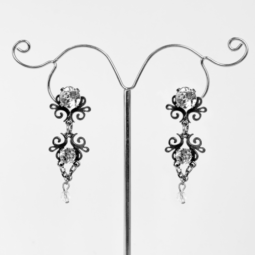 Ohrstecker Lilly weiß