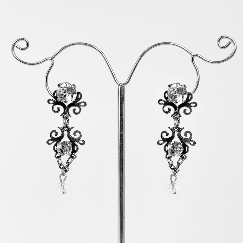 Ohrstecker Lilly weiß